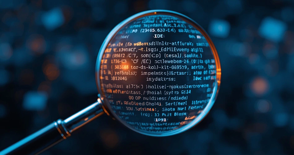 AI metadata privacy risks – magnifying glass showing GPS, IP, and timestamp data
