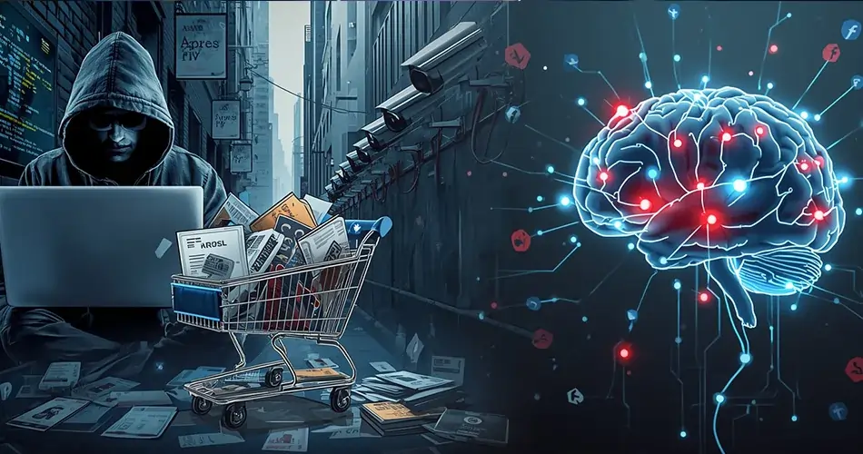 Main risks of AI tracking including hacking, data exploitation, surveillance, and manipulation.